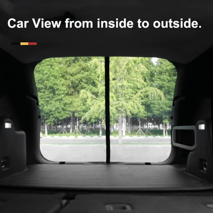 Size XL Black Tailgate Mosquito Net Screen - Magnetic Bug Protection for Boot Opening - Image 3