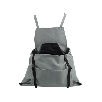 Grey Garden Harvesting Apron - Waterproof Oxford Cloth with Quick Release Pouch