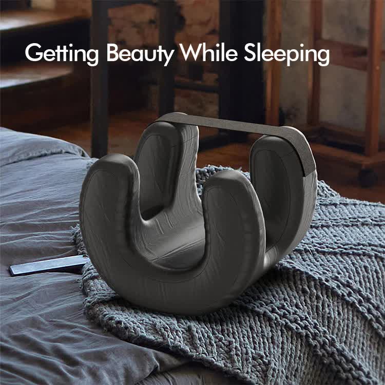 Gold Beauty Sleep Pillow - Contoured Memory Foam Pillow for Face & Neck Support - Image 6