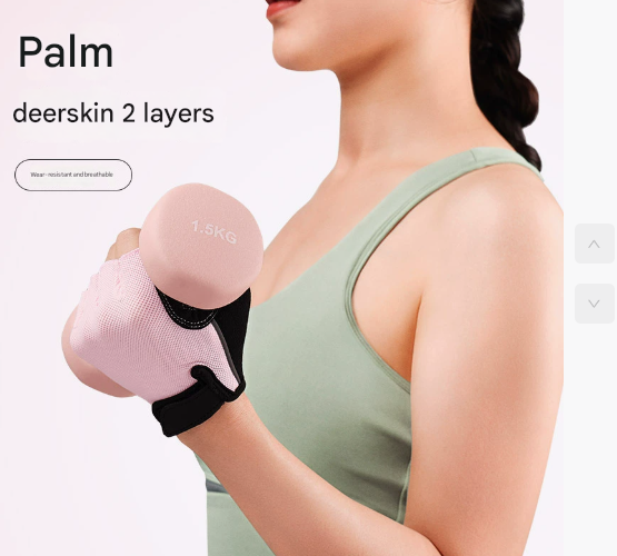 L Black Men's Summer Cycling Gloves - Breathable Half-Finger Non-Slip Fitness Training Gloves for Weightlifting - Image 3