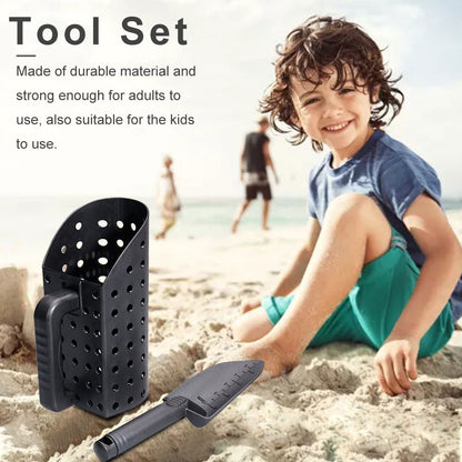 Durable Beach Sand Scoop for Metal Detecting - Lightweight Sifting Tool for Adults and Kids - Image 4