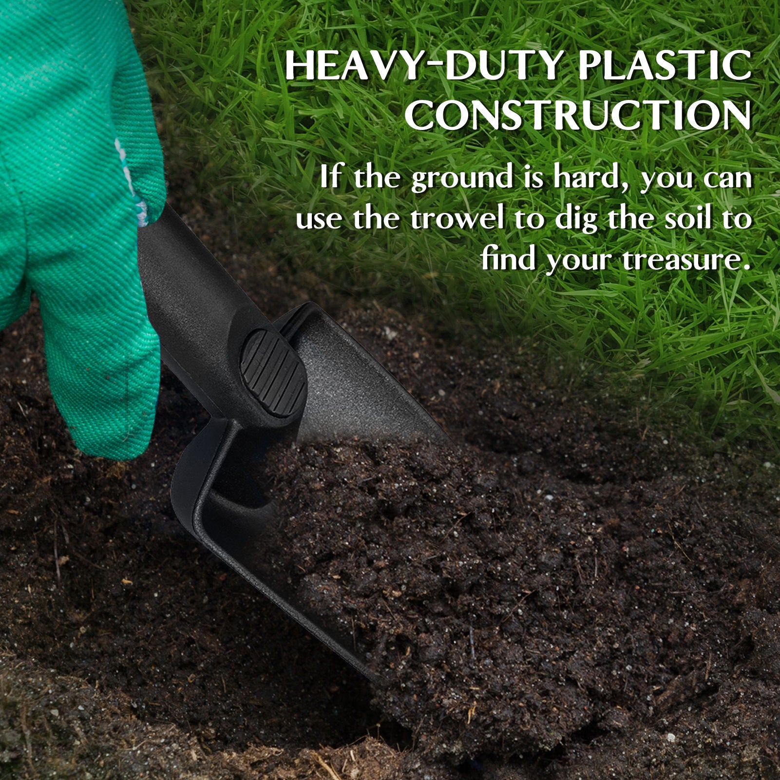 Durable Beach Sand Scoop for Metal Detecting - Lightweight Sifting Tool for Adults and Kids - Image 5