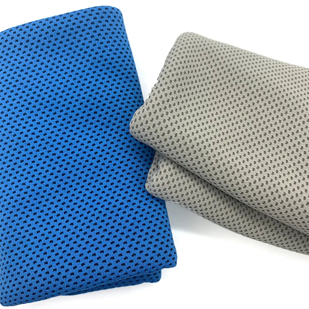Blue 4-Piece Portable Cooling Towel Set - Quick-Dry Ice-Cool Towel for Sports, Travel, and Heat Relief - Image 3
