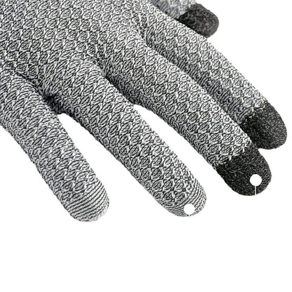 Pink 3-Pack Cut Resistant Gloves (Level 5 Protection) – Pineapple Grip, Touchscreen Compatible, Food Safe for Kitchen, Butcher & Fish Cleaning – One Size Fits Most - Image 3