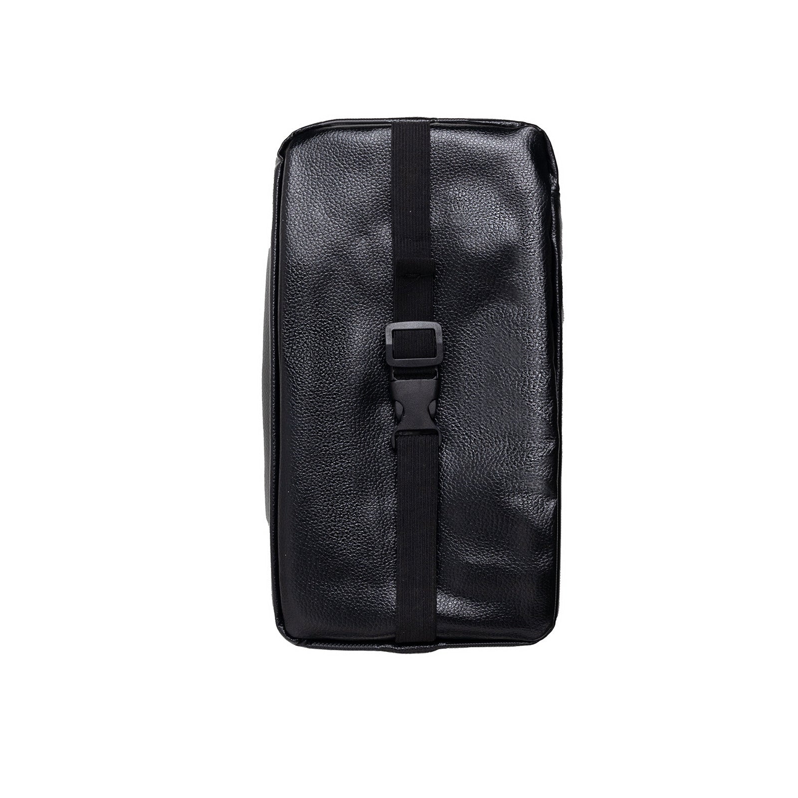 Black 2-Pack Car Tissue Box Holder Set - Universal Sun Visor & Seat Back PU Leather Organizer - Image 3