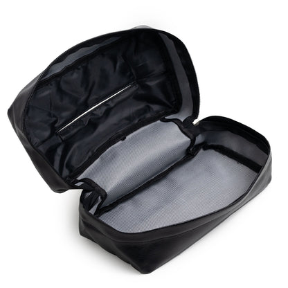 Black 2-Pack Car Tissue Box Holder Set - Universal Sun Visor & Seat Back PU Leather Organizer - Image 4