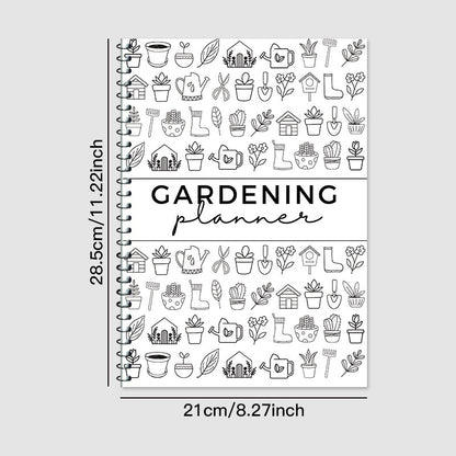 2-Pack Gardening Journal Set - 28.5x21cm (11.22x8.27in) Plant Care Tracker with Watering Schedule - Indoor/Outdoor Polarimeter Logbooks - Image 2