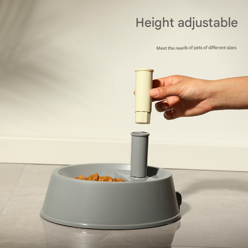 Pink Adjustable Height Pet Water Dispenser - Free Standing or Hanging - No More Bending! - Image 3