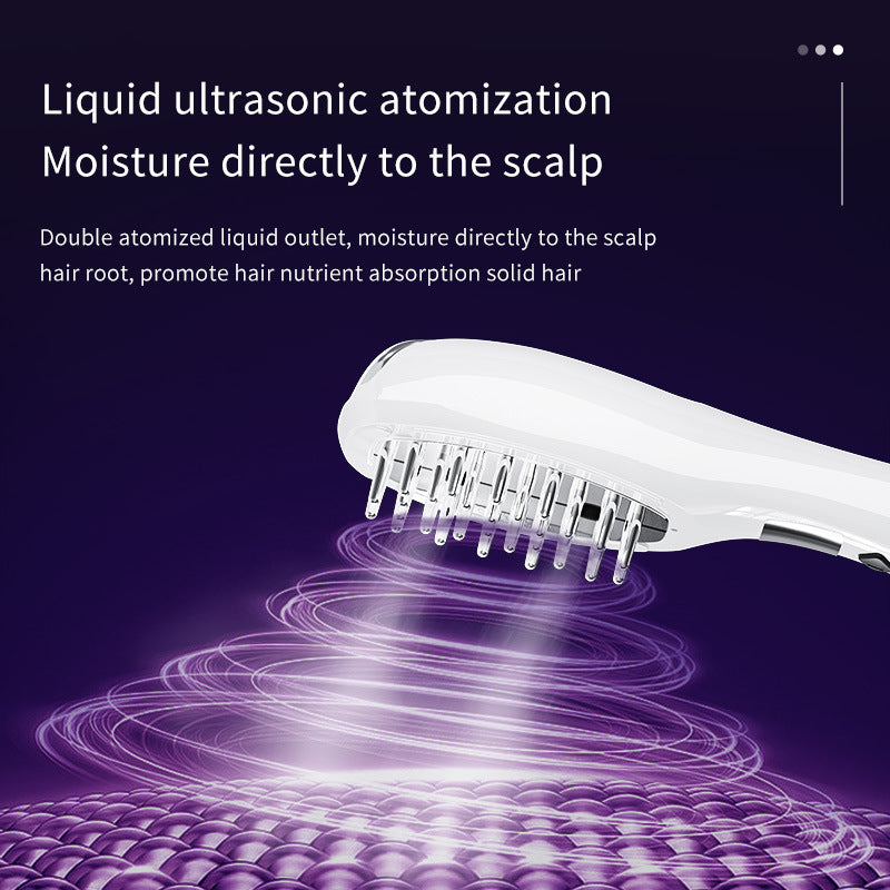 Revitalizing LED Hair Growth Comb: EMS Microcurrent, Red & Blue Light Therapy, Scalp Massager - Image 2