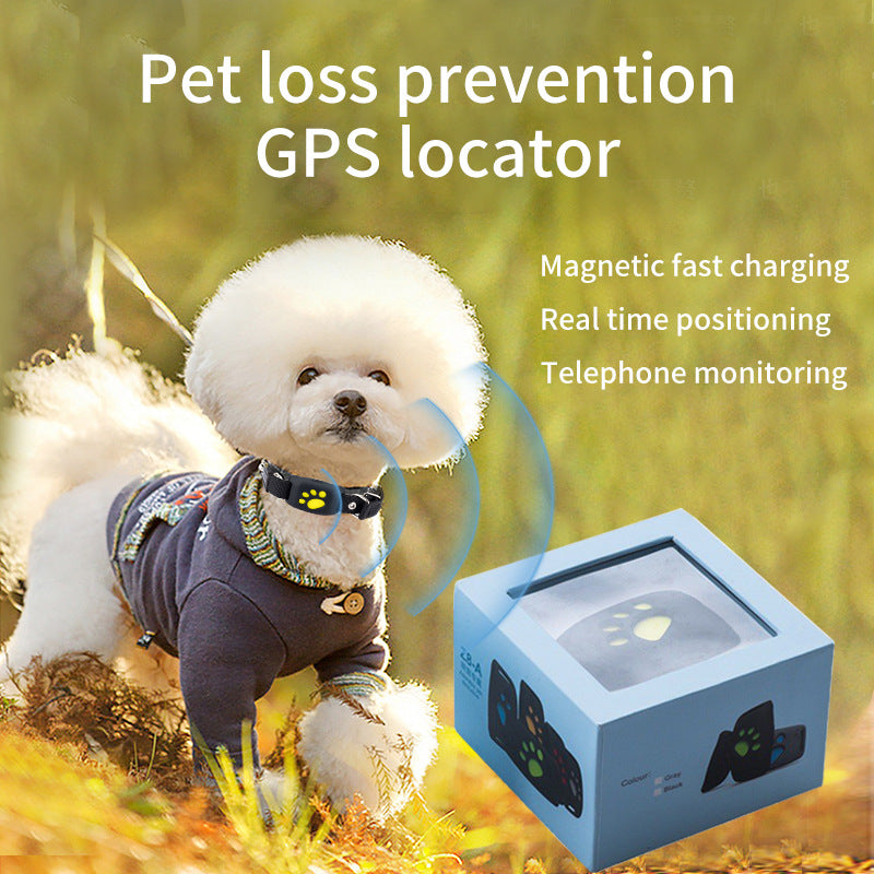 Pink Real-Time Pet GPS Tracker Locator - Magnetic Charging, Multi-Mode Positioning for Dogs & Cats - Image 2