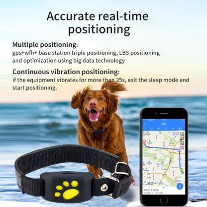 Green Real-Time Pet GPS Tracker Locator - Magnetic Charging, Multi-Mode Positioning for Dogs & Cats - Image 3
