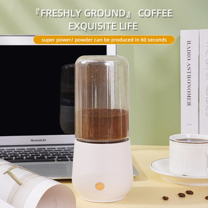 Green Compact Portable Blender - USB Rechargeable Mini Juicer Cup with 4 Blades - Image 4