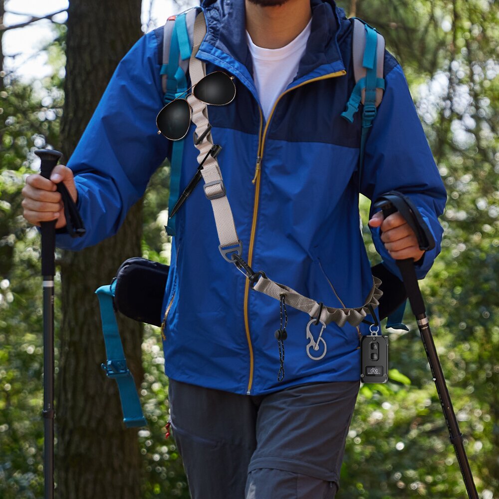 Green 4 PCS Heavy-Duty Outdoor Utility Strap - Multi-Purpose Camping Gear & Bottle Hanging Lanyard - Image 3