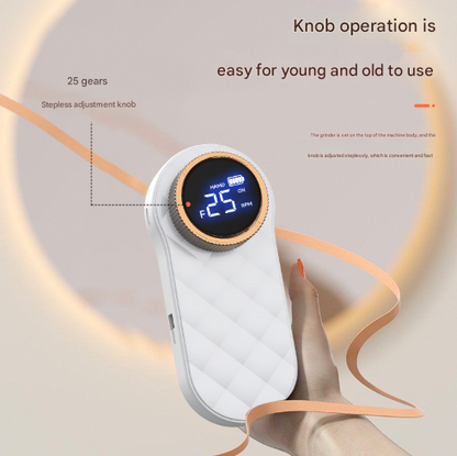 White Portable Mini Electric Nail Drill Pen - Manicure Pedicure Polishing & Shaping Tool - Image 2