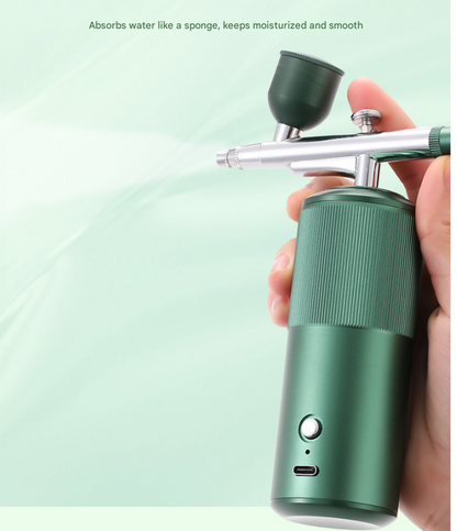 Red Portable Oxygen Infusion Airbrush - Facial Mist Sprayer for Hydration & Skincare - Image 3