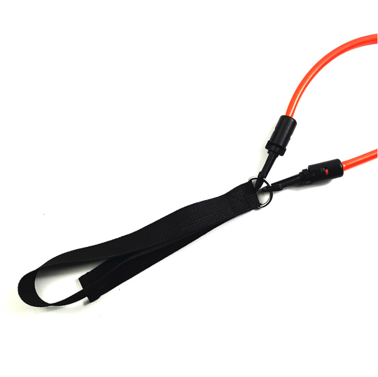 Red Flippers [Training Stroke] [30lbs] Swim Resistance Band Trainer - Dry-Land Arm Strength & Stroke Exercise Cords - Image 2