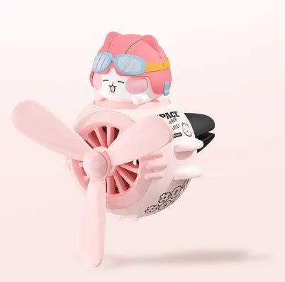 Pink Cute Car Air Vent Clip Freshener - Decorative Scent Diffuser for Automotive Interiors
