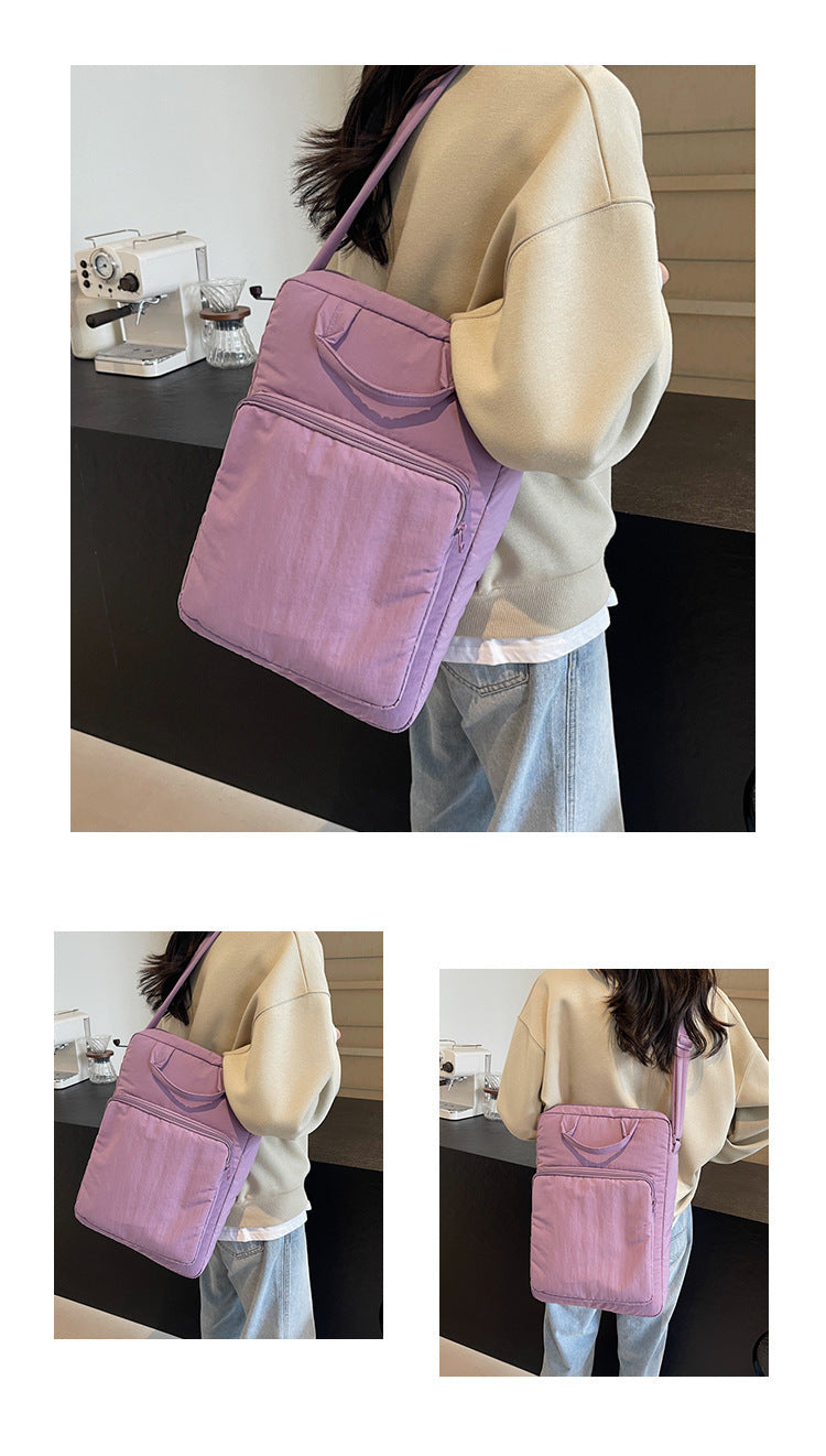Chic purple Laptop Backpack for Women - Lightweight and Spacious - Image 2