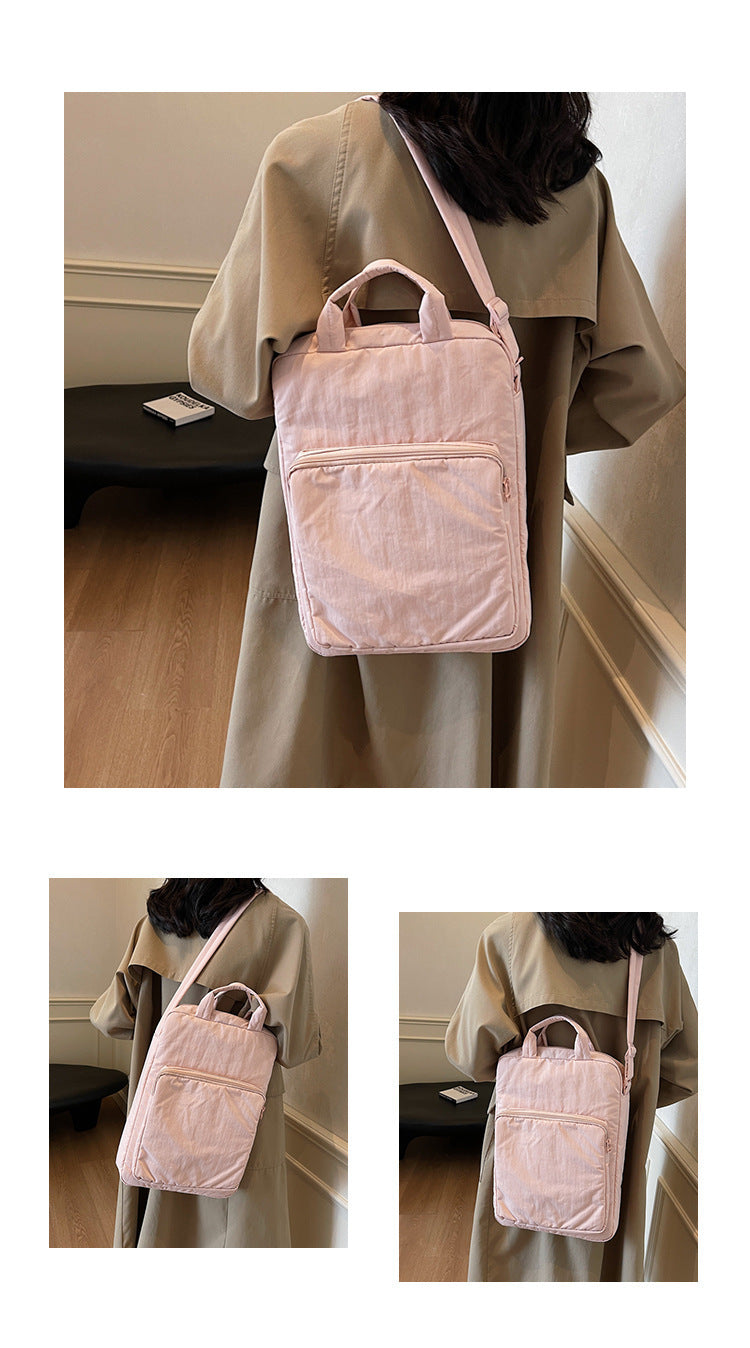 Chic pink Laptop Backpack for Women - Lightweight and Spacious - Image 2