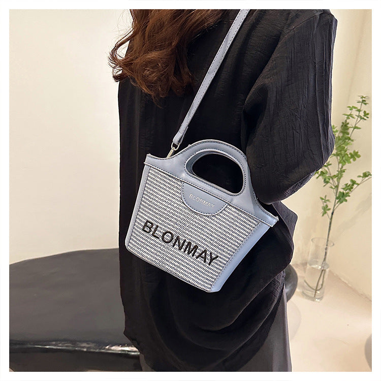 Small and lightweight blue BLONMAY bucket bag, perfect for everyday use - Image 2