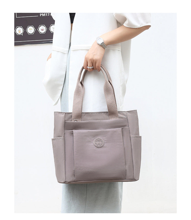 Modern Light purple Shoulder Bag with Multiple Pockets - Perfect for Work - Image 4