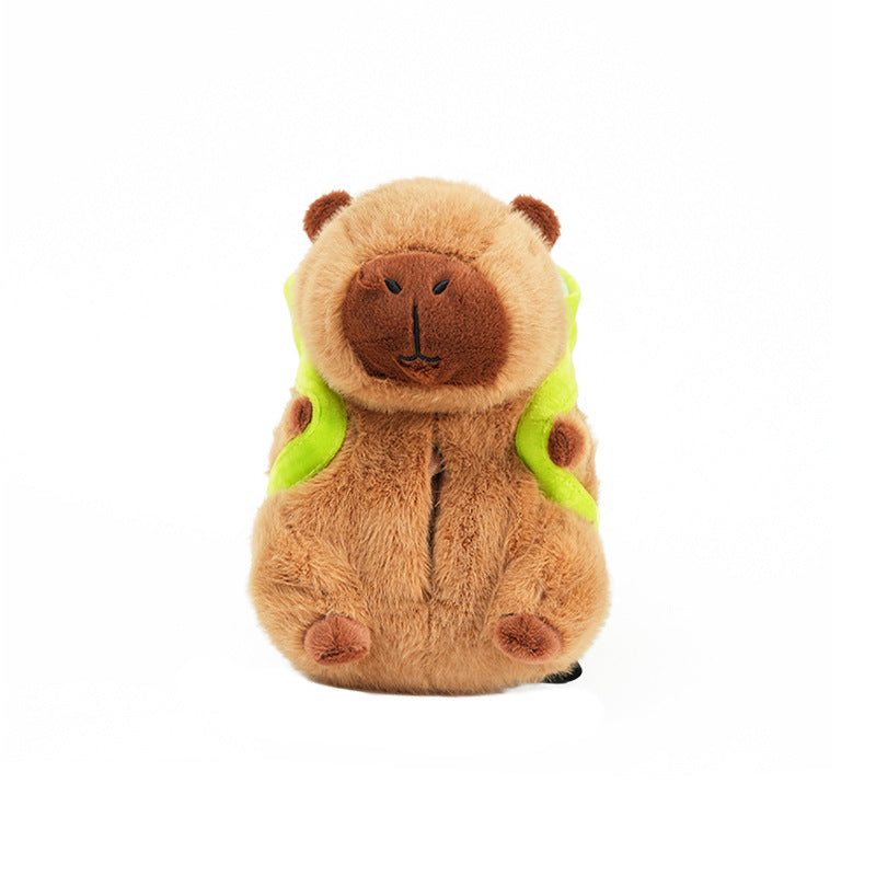 Cute Capybara Tissue Holder for Car - Plush Toy with Storage - Image 2