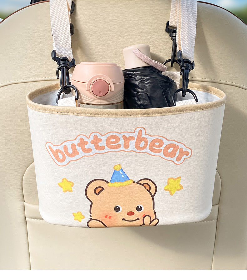 Adorable Bear Car Trash Holder - Keeps Your Car Tidy - Image 2