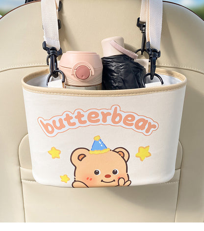 Adorable Bear Car Trash Holder - Keeps Your Car Tidy - Image 2