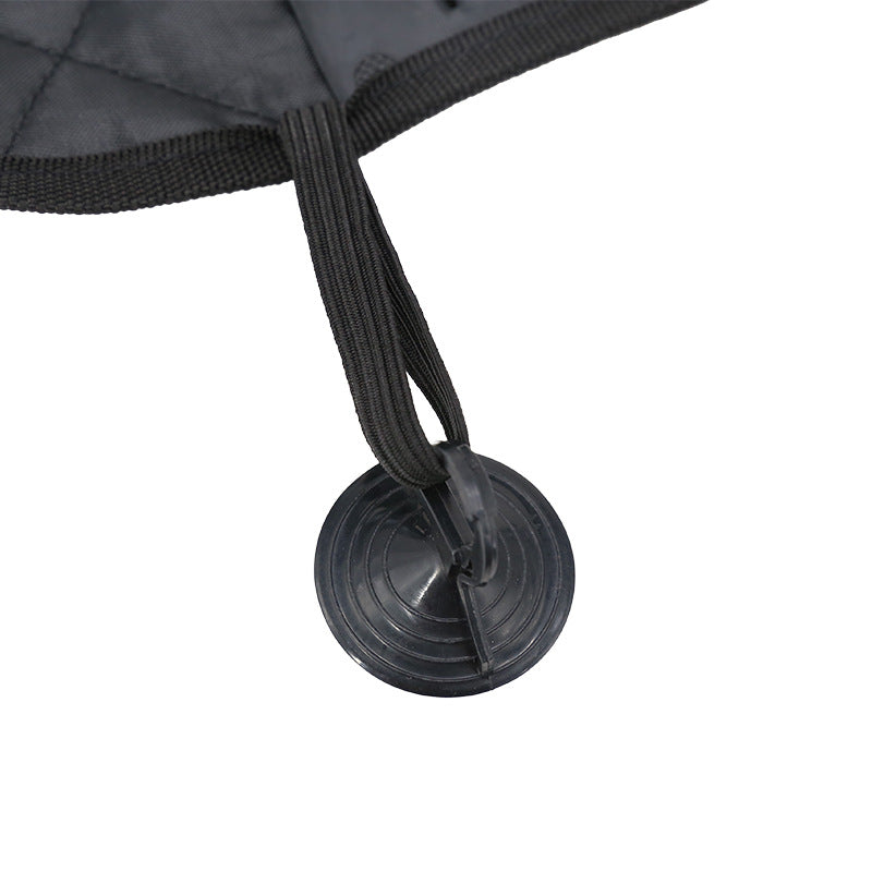 Pet Car Door Protector with Storage Pocket  - 77x64cm Grey - Image 5