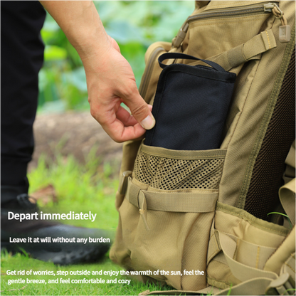 Outdoor Ultralight Folding Camping Chair - Dark Green - Image 2