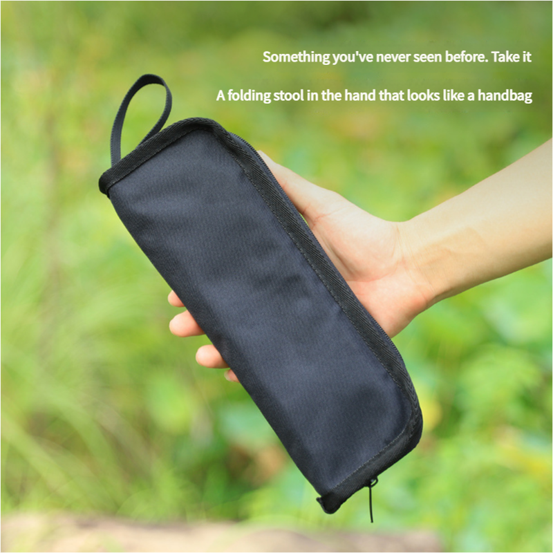 Outdoor Ultralight Folding Camping Chair - Dark Green - Image 3
