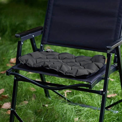 Inflatable Seat Cushion - Portable 40x30x5cm Camping Pad in Olive Green - Image 3