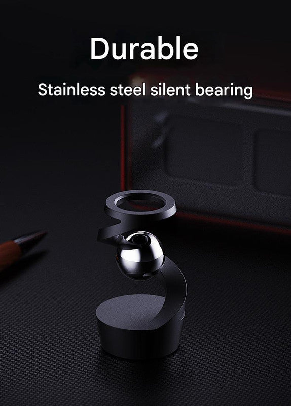 Desktop Levitating Gyro,Magnetic Floating Desk Toy for Stress Relief, Elegant Design-grey - Image 5