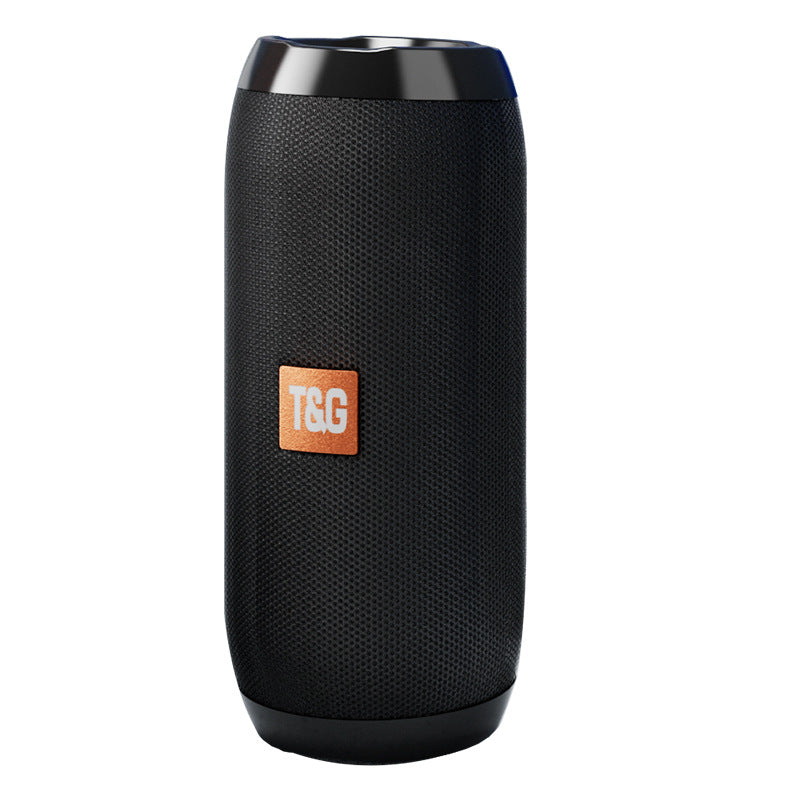 Black Portable Bluetooth Speaker - HiFi 360 Degree Audio Wireless Mini Speaker, Support Hands-free Calling