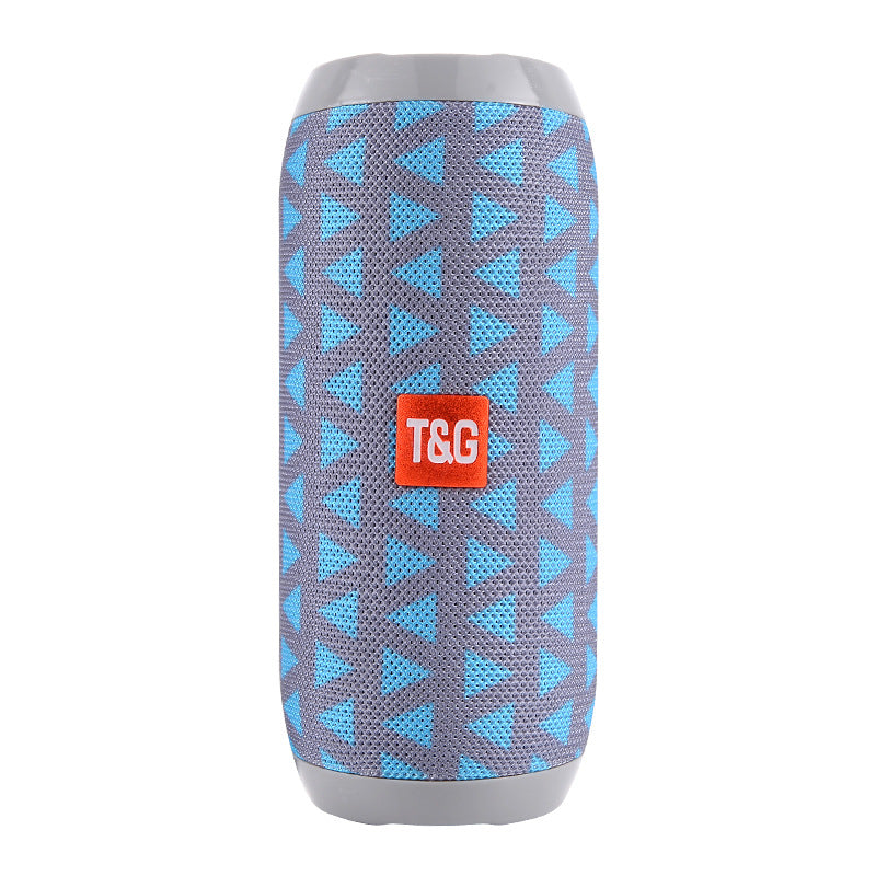 Green (triangle blue) Portable Bluetooth Speaker - HiFi 360 Degree Audio Wireless Mini Speaker, Support Hands-free Calling