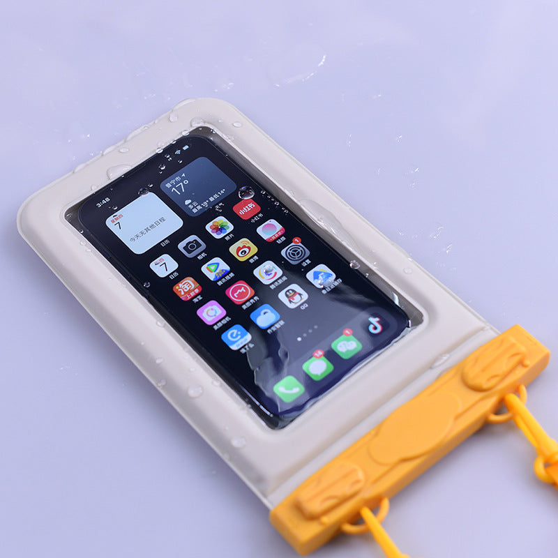 IPX8 Waterproof Phone Pouch with Inflatable Floating Layer,Touchscreen Dry Bag for Swimming(black) - Image 5