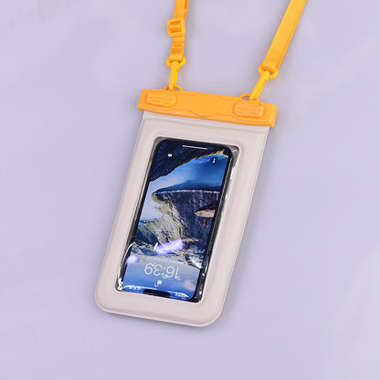 IPX8 Waterproof Phone Pouch with Inflatable Floating Layer,Touchscreen Dry Bag for Swimming(white) - Image 6