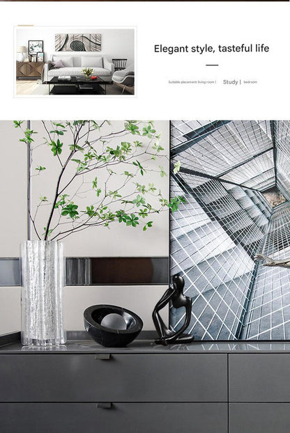 Nordic Abstract Resin Figurine - Modern Minimalist Home Decor Sculpture(White) - Image 3