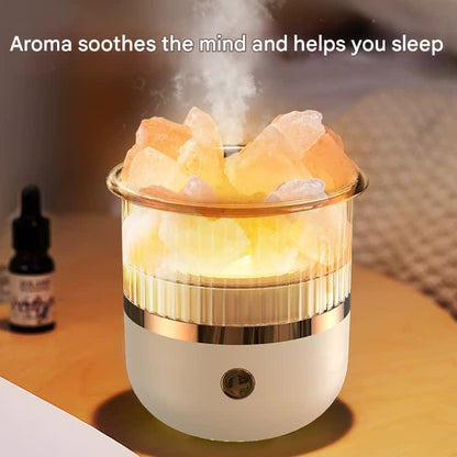 Crystal Humidifier with LED Light - Aromatherapy Diffuser for Home Relaxation(green) - Image 3