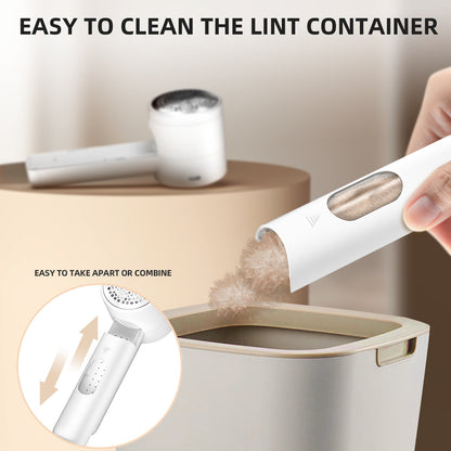 Rechargeable Electric Lint Remover with LED Display - 3 Speed Levels, USB-C Charging, 2600mAh Battery(black) - Image 4