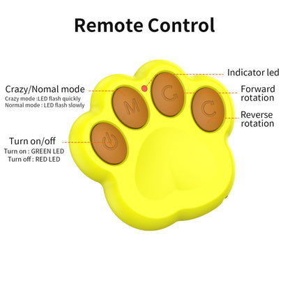 Interactive Auto Pet Toy Ball with Remote Control - USB Rechargeable, LED Lights, Sturdy & Waterproof(pink) - Image 7