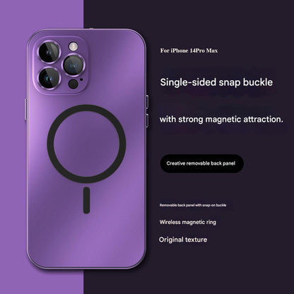 Innovative Detachable Backplate Case for iPhone 14 Pro Max with Strong MagSafe Compatibility(Purple) - Image 2