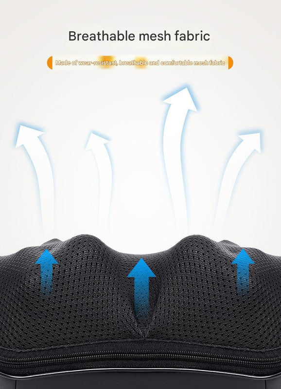 Deep Kneading Shiatsu Neck & Shoulder Massager with Heat - USB Rechargeable Ergonomic Design(Gray and black) - Image 4