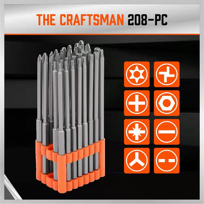 32-Piece Extra Long Screwdriver Bit Set - 150mm S2 Steel Bits with Organizer Stand - Image 5