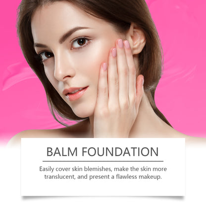 Moisturizing Balm Foundation - Lightweight Texture, Long-Lasting Natural Coverage(Brown) - Image 2