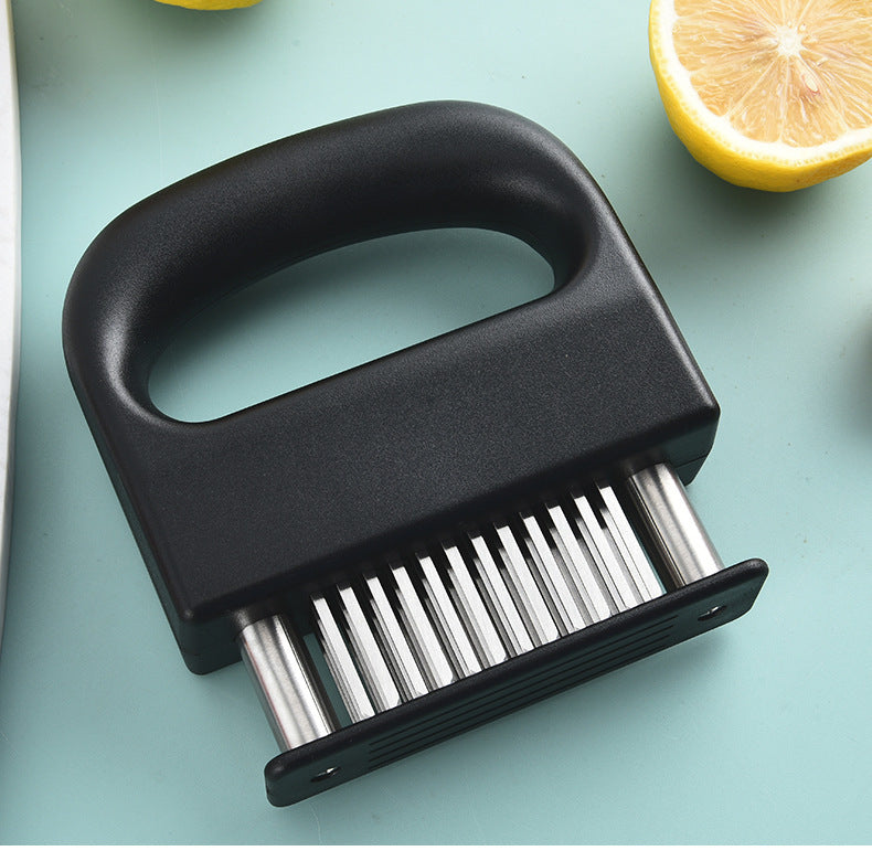 Professional Meat Tenderizer Tool - 48 Stainless Steel Blades with Safety Lock & Ergonomic Handle - Image 5