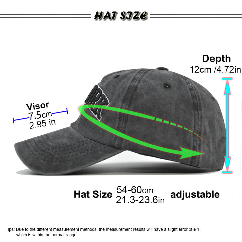 Vintage New York Est. 1625" Washed Cotton Baseball Cap - Adjustable & Unisex(black)" - Image 2