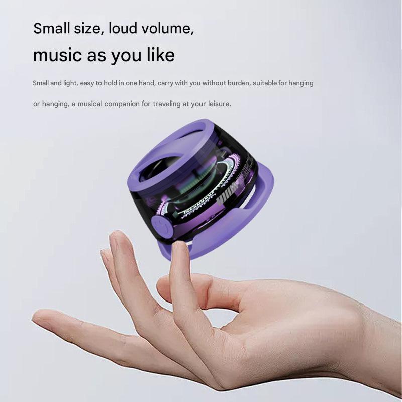 G300 Magnetic Suction Bluetooth Speaker - RGB Lights, 40mm Driver, 6H Playtime(Red) - Image 3