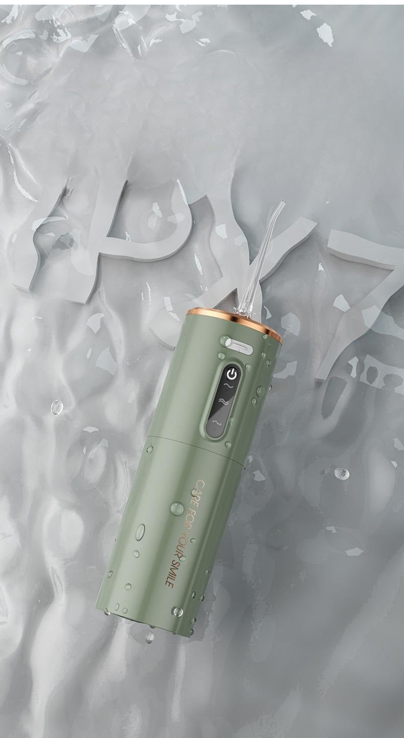 Portable Electric Water Flosser - USB-C Rechargeable, Multiple Modes, Gingival Protection(green) - Image 4