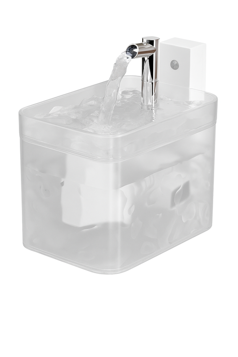 Matte White Wireless Sensor Pet Water Fountain - 1.5L Automatic Filtered Dispenser - Image 5